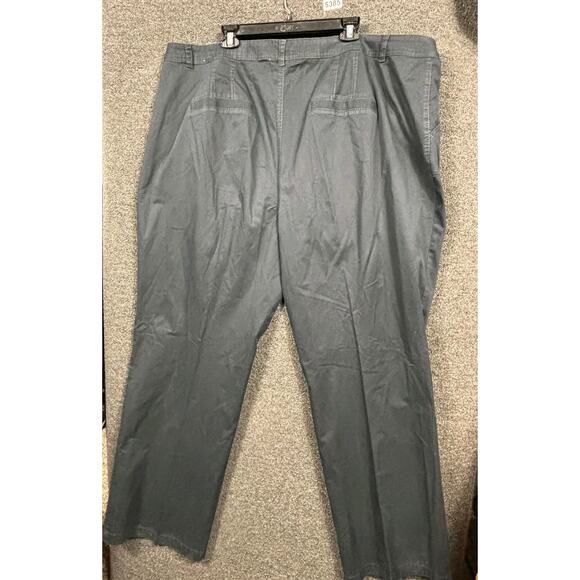 Lane Bryant Jeans Womens Size 28 Tall Black Gray Straight Comfort Stretch - Picture 2 of 8